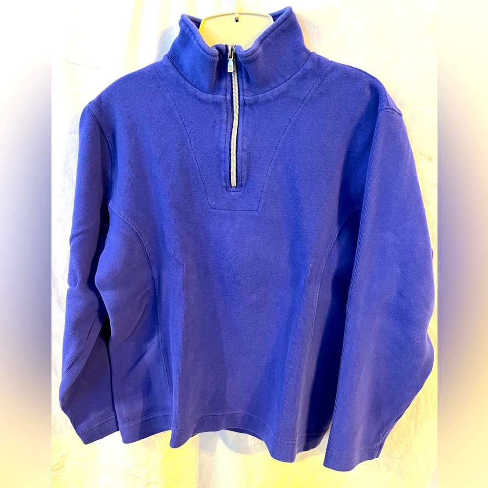 Royal Blue 1/2 Zip Sweatshirt by Tommy Bahama